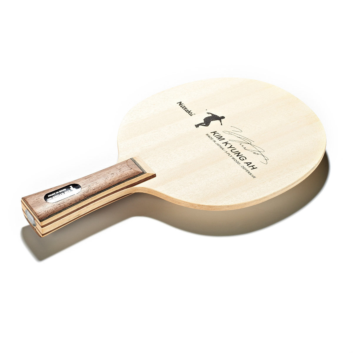 Nittaku NE-6791 Table Tennis Racket - Bioncello Wood, Shakehand Grip, Defense Style, 5-Ply - View #8