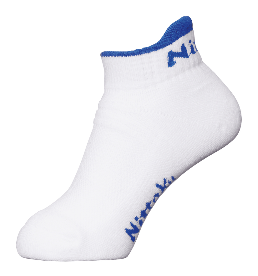 Nittaku Tischtennis Sport Socke Fitmatch weiß-blau