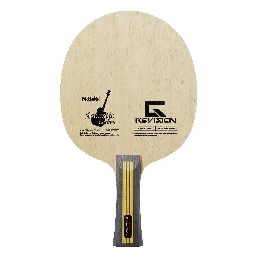 Tischtennisschläger Nittaku Acoustic Carbon G-Revision konkav kaufen im Tischtennis Shop von Nittaku Deutschland