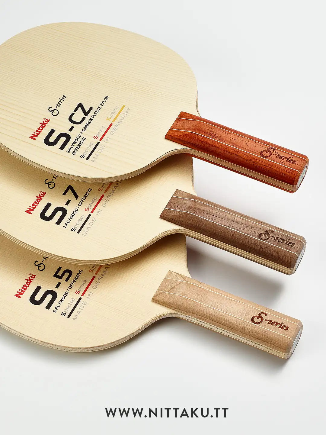 Nittaku S-5 Tischtennisschläger der S-Serie von Nittaku Deutschland Tischtennis-Shop