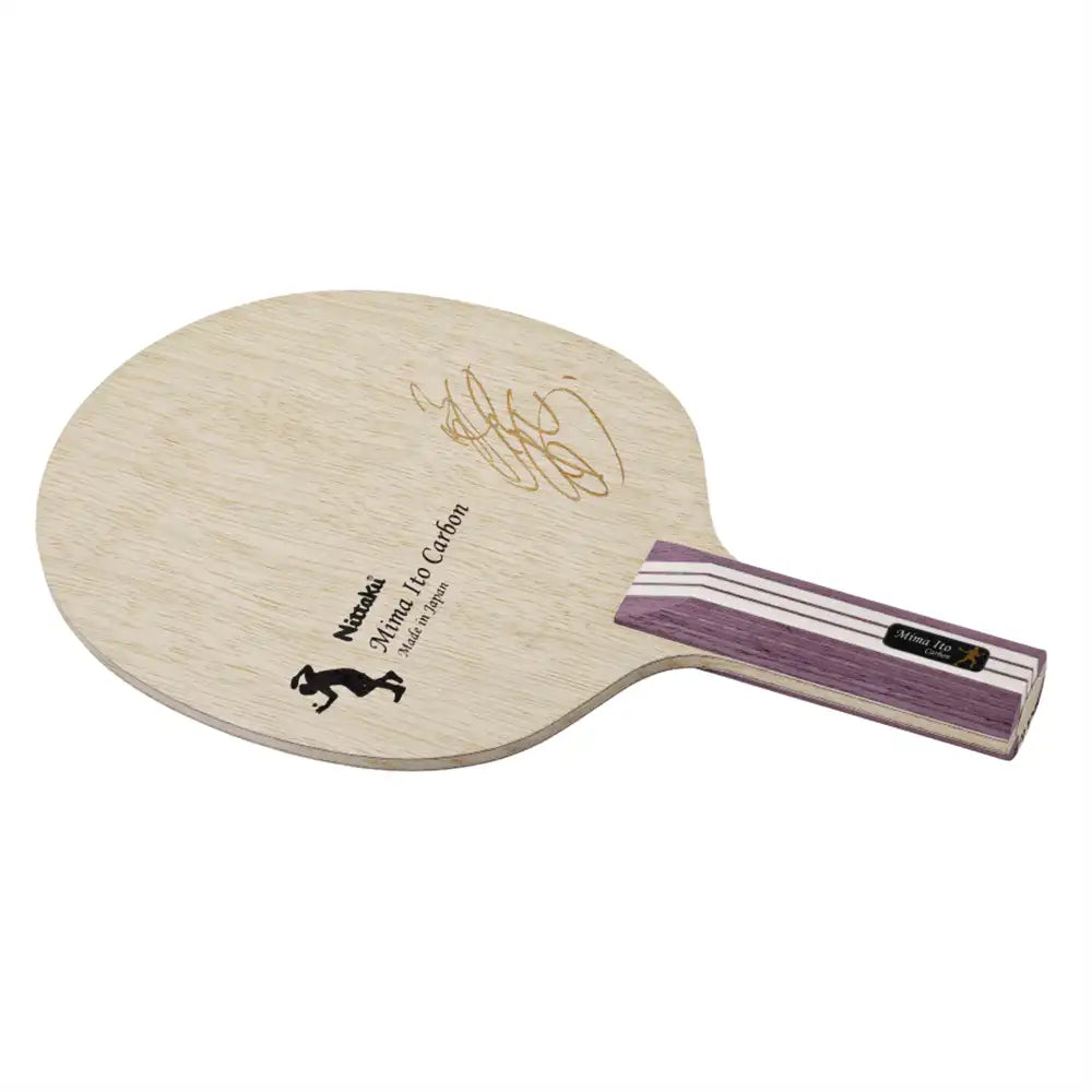 Nittaku Mima Ito Carbon Tischtennisschläger mit geradem Griff