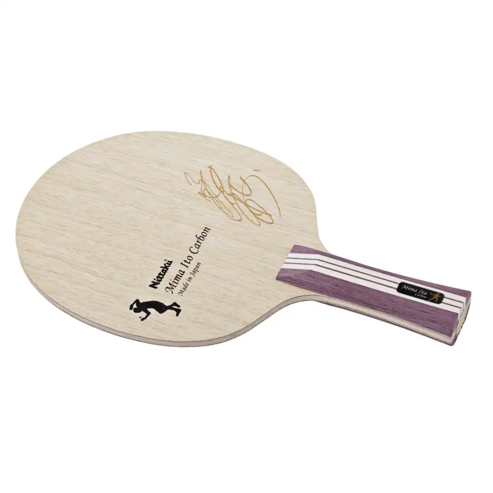Nittaku Mima Ito Carbon Tischtennisschläger mit konkavem Griff