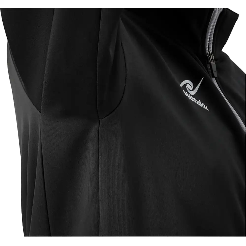 Hochwertige Tischtennis-Trainingsjacke in schwarz von Nittaku Deutschland Tischtennis Shop