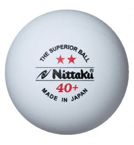 Nittaku Premium Tischtennis-Bälle aus Kunststoff