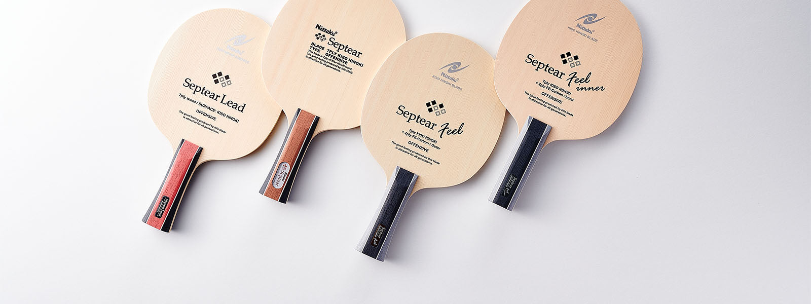 Nittaku Septear Serie | Hinoki Tischtennisschläger