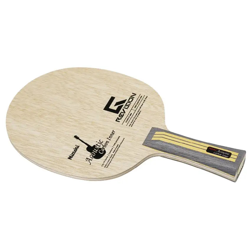 Tischtennisschläger Nittaku Acoustic Carbon Inner G-Revision konkav sofort versandbereit im Tischtennis Shop von Nittaku Deutschland