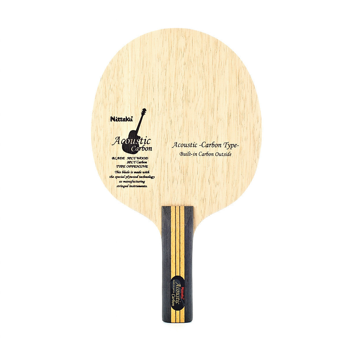 Nittaku Acoustic Carbon LG Handle