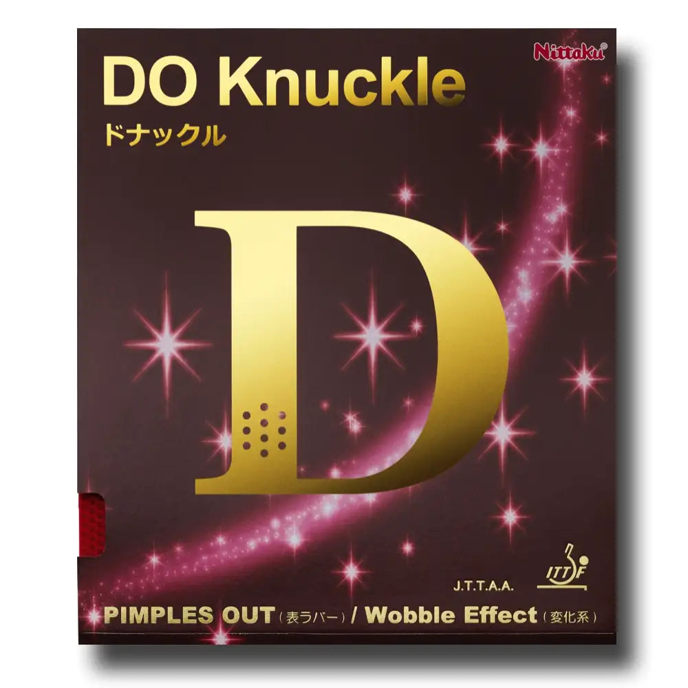 Do Knuckle Tischtennisbelag mit mittellangen Noppen und starkem Störeffekt für Abwehrspieler sofort lieferbar bei Nittaku Deutschland