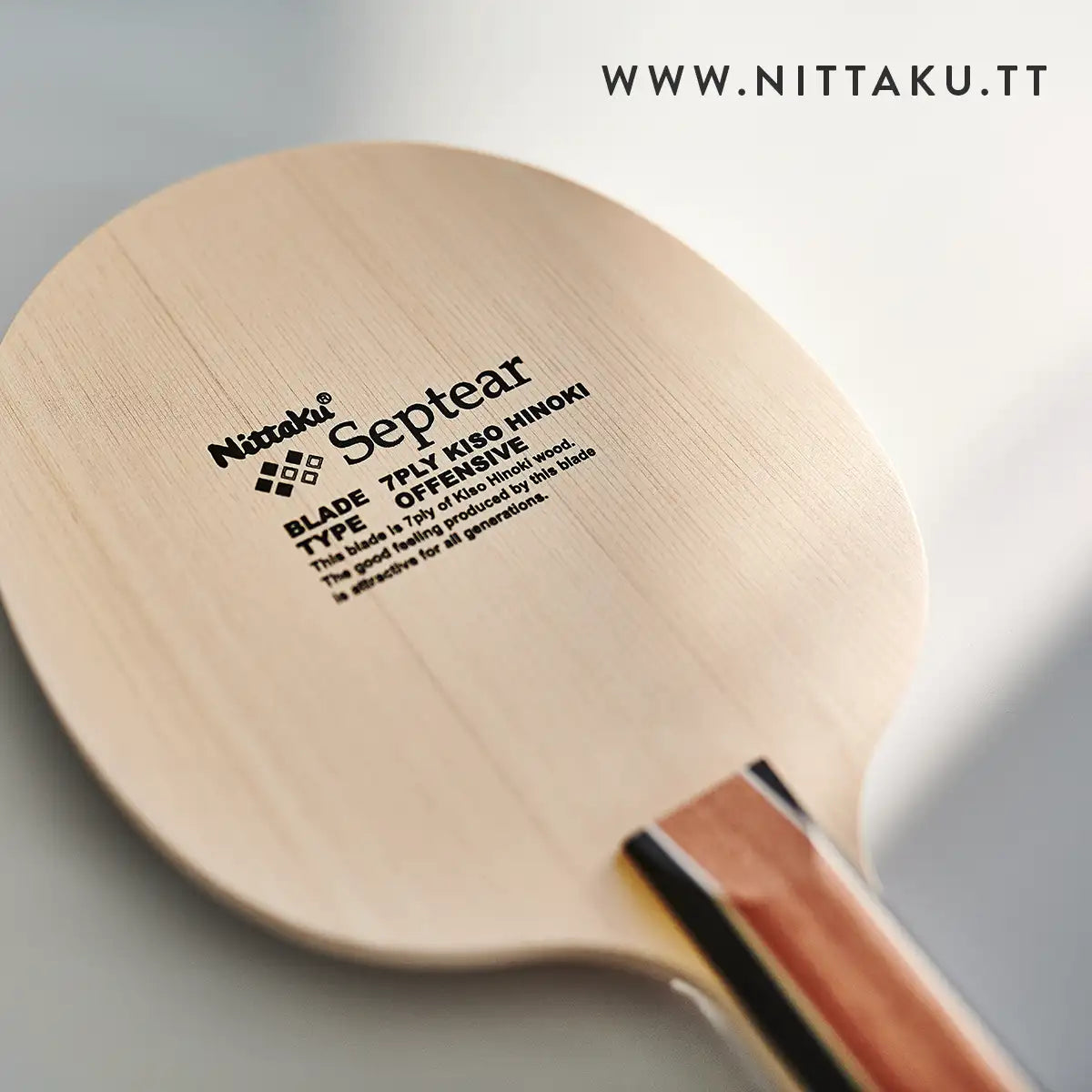 Nittaku Septear - Hinoki Holz OFF