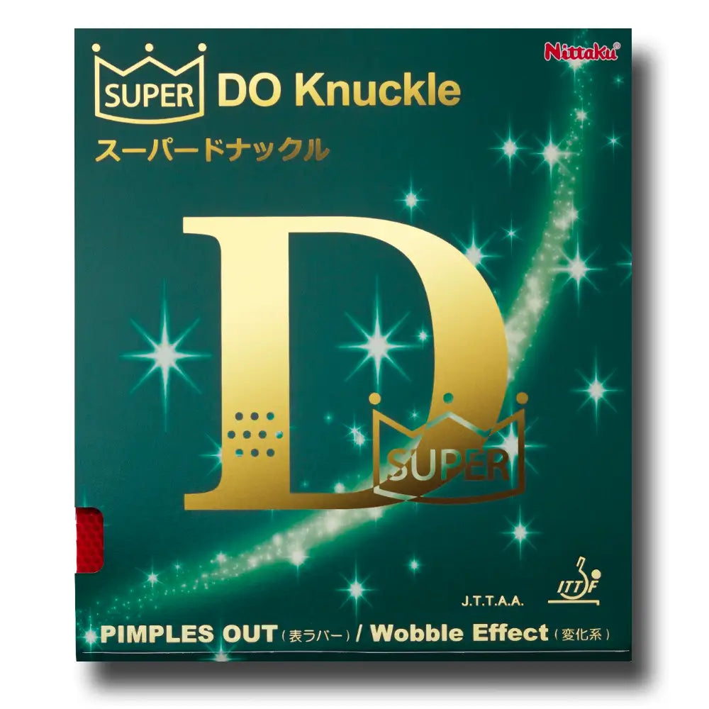 Super Do Knuckle Tischtennisbelag mit mittellangen Noppen und maximalem Störeffekt der japanischen Marke Nittaku sofort lieferbar in Deutschland