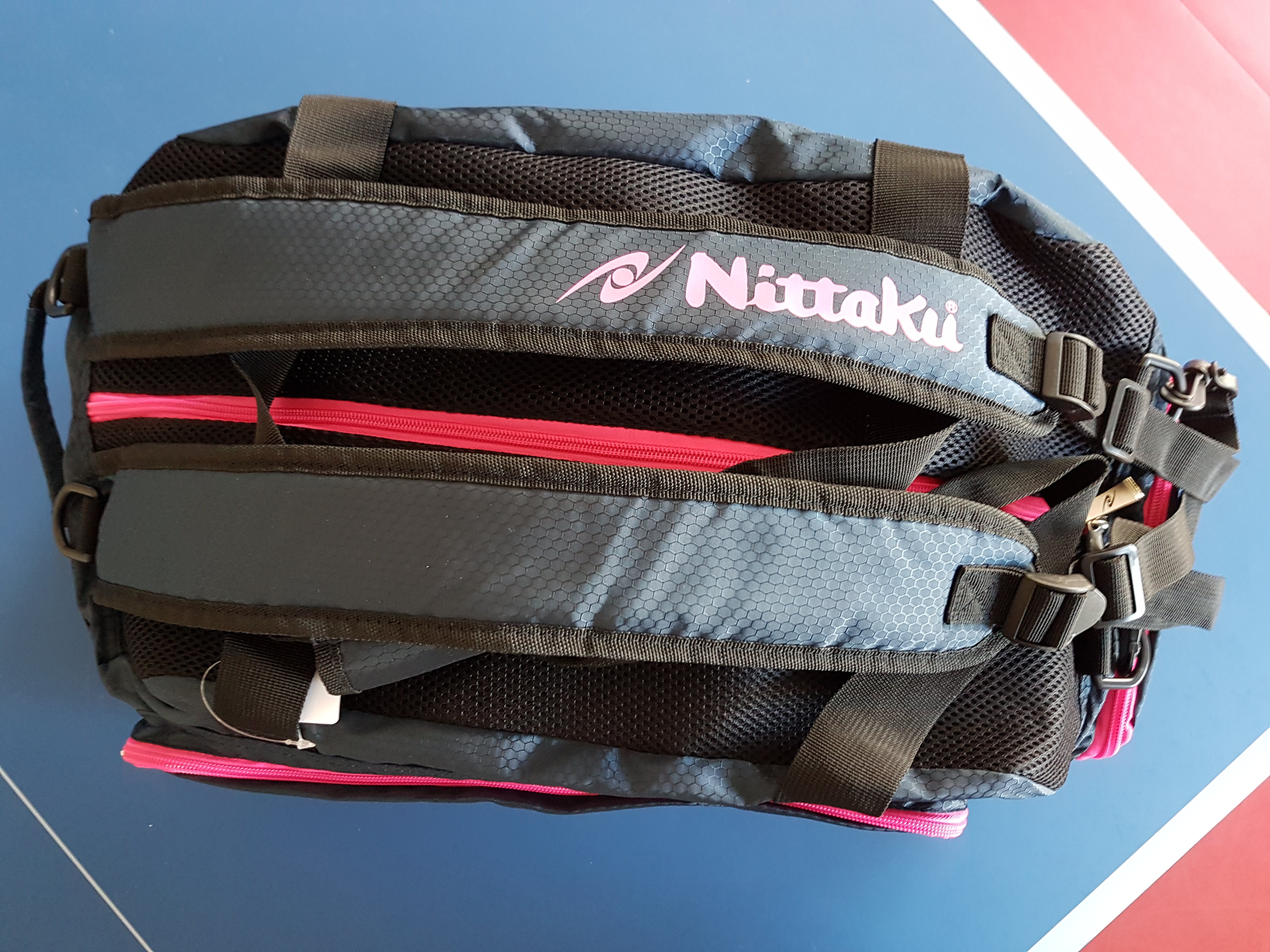 Nittaku Tischtennis Sport Tasche in blau