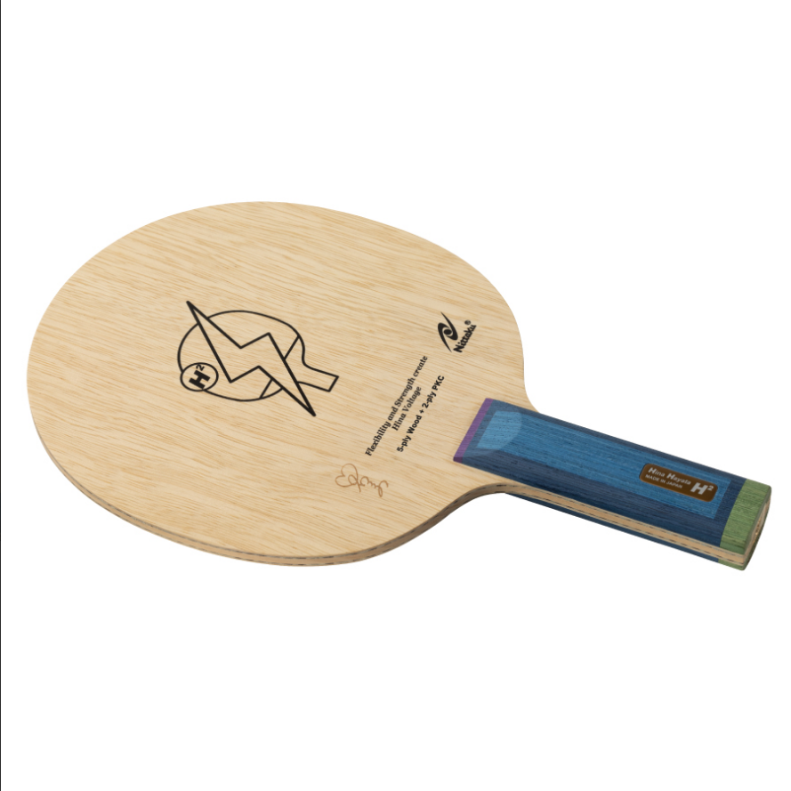 Tischtennis Holz Nittaku Hina Hayata H2 gerader Griff