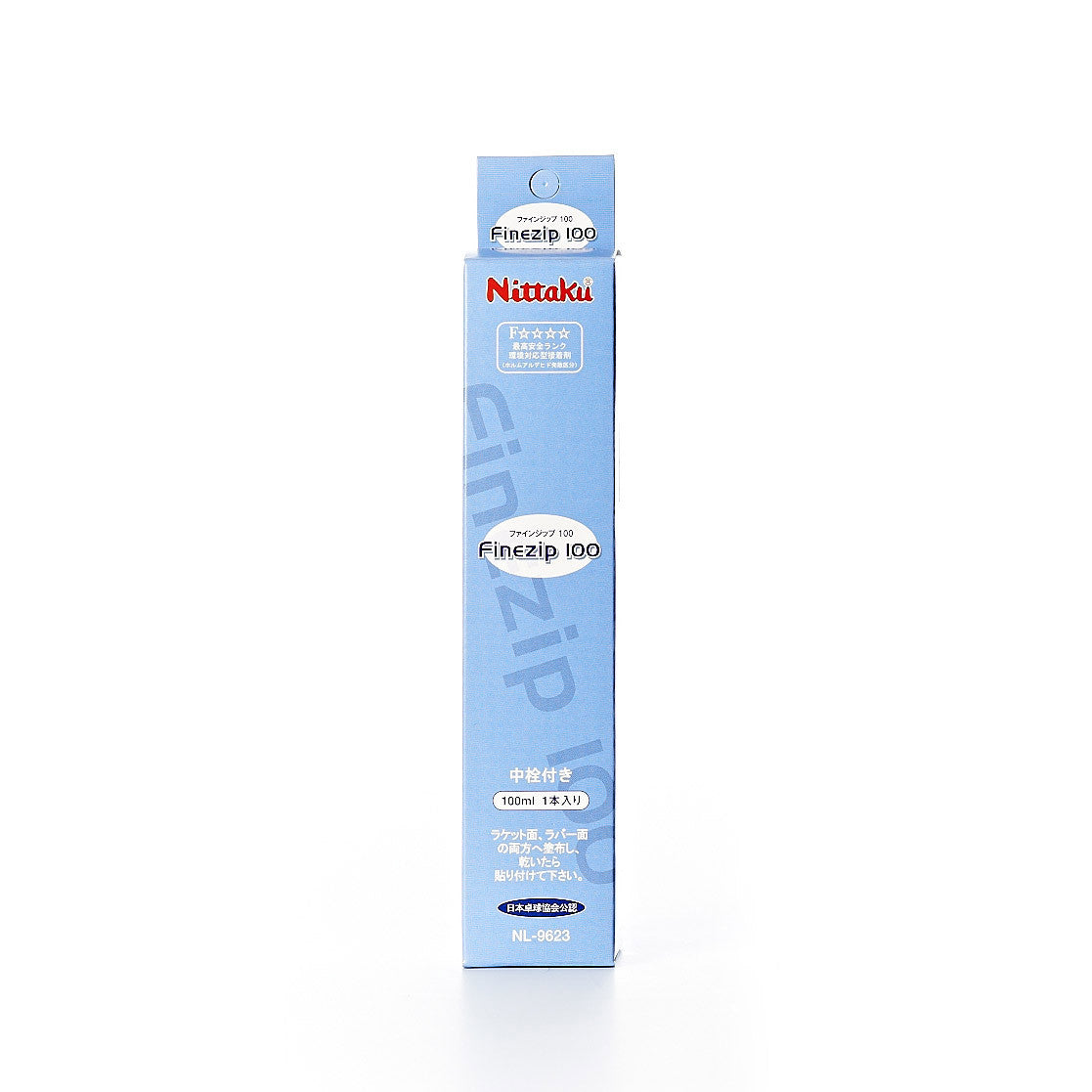 Nittaku Belag Kleber Fine Zip 100 ml. Dickflüssiger Tischtennis Belag Kleber besonders für offenporige Schwämme der neuesten Generation geeignet.