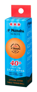 Nittaku Nexcel 40+ Table Tennis ball | Orange